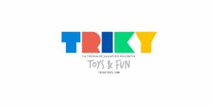 logo TRIKY toys & fun